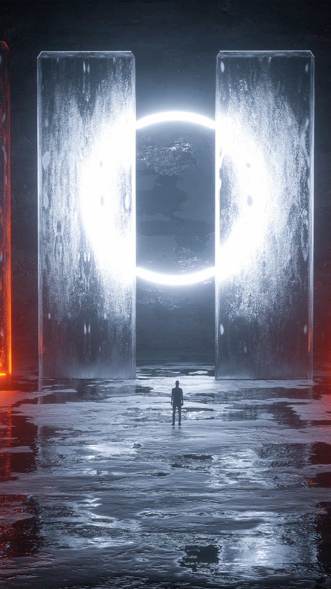 光, 反射, 空间, 热, 艺术 壁纸 1080x1920 允许