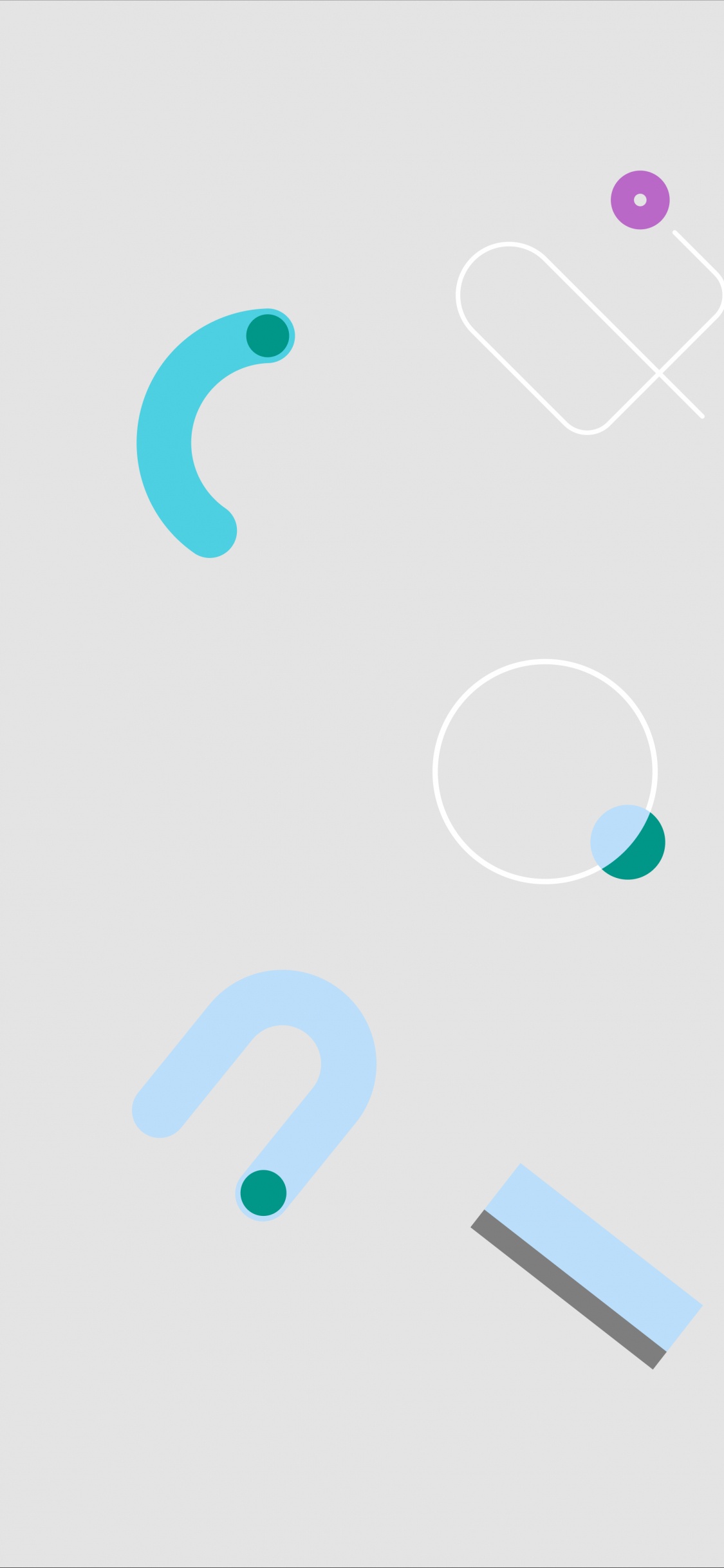 Google, Google Pixel 4, Conception, Logo, Aqua. Wallpaper in 1125x2436 Resolution