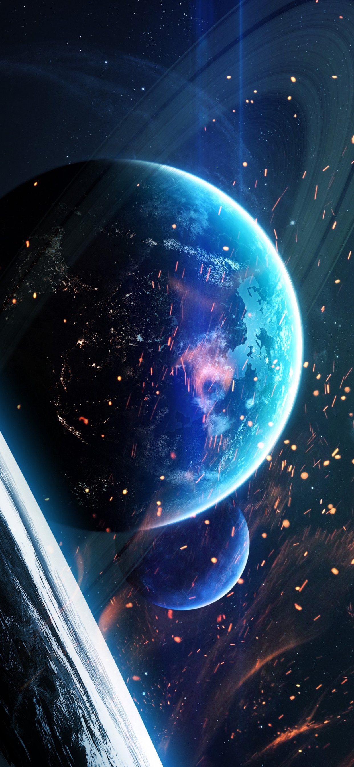 气氛, 艺术, 天文学对象, 科学, 圆圈 壁纸 1242x2688 允许