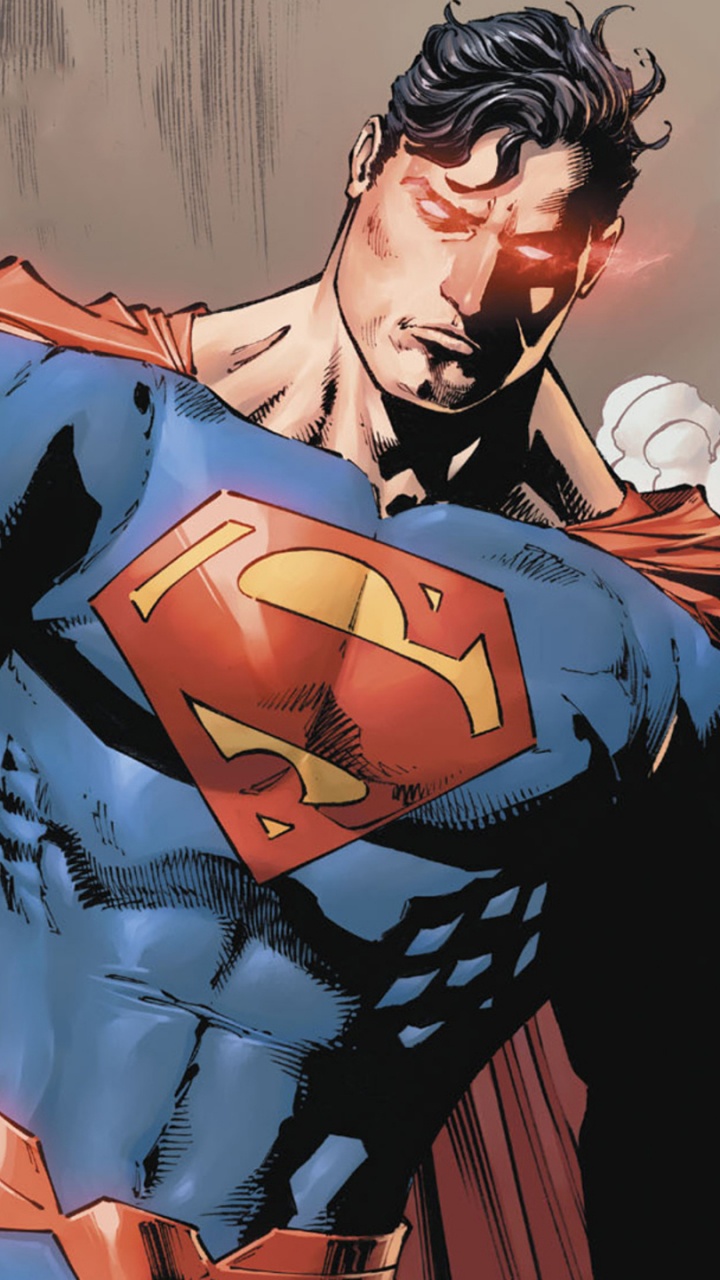 Homme en Costume Bleu et Rouge Personnage Anime. Wallpaper in 720x1280 Resolution