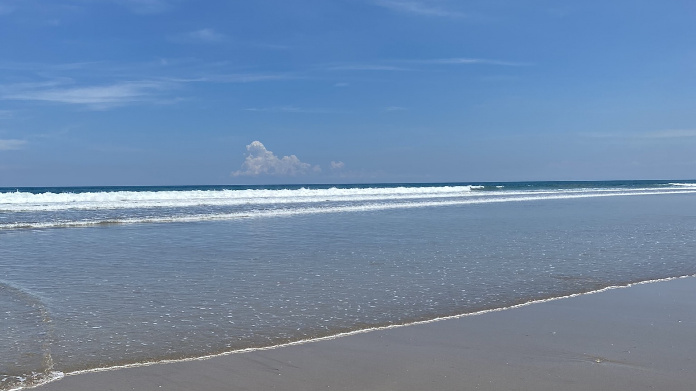 Sea, Water, Body of Water, Fluid, Liquid. Wallpaper in 1366x768 Resolution