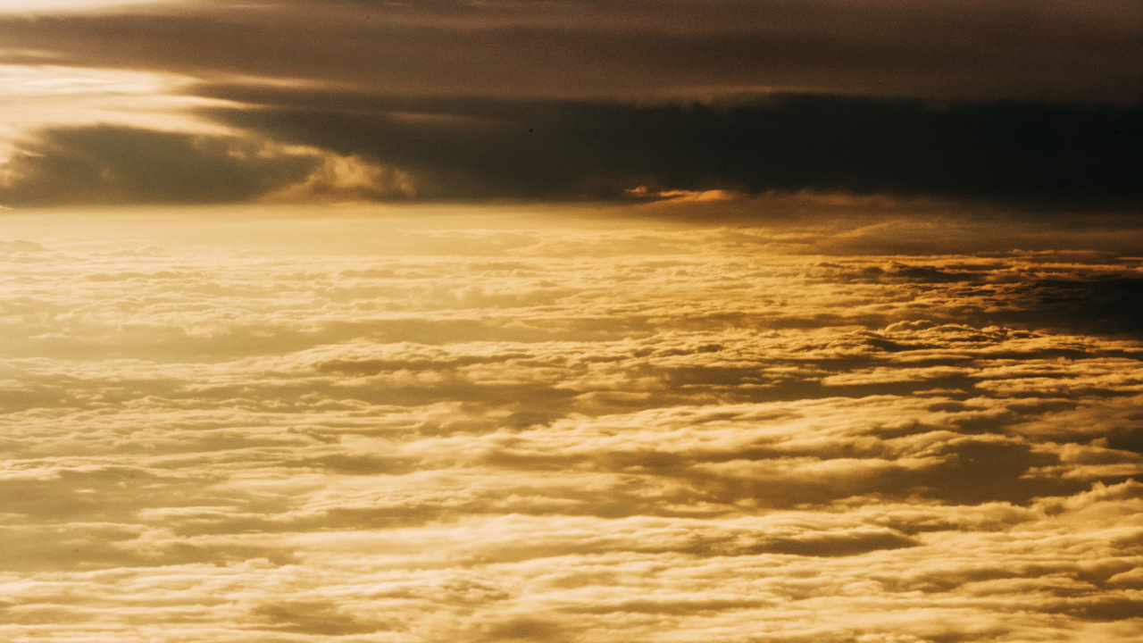 Horizon, Eau, Mer, Lever, Calme. Wallpaper in 1280x720 Resolution