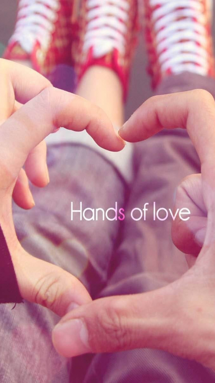 Finger, Holding Hands, Pink, Nail, Hug. Wallpaper in 750x1334 Resolution