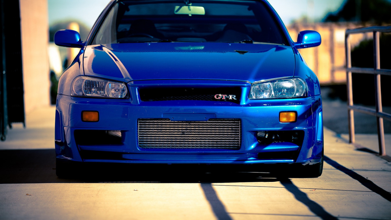 Blue Bmw m 3 on Road During Daytime. Wallpaper in 1366x768 Resolution