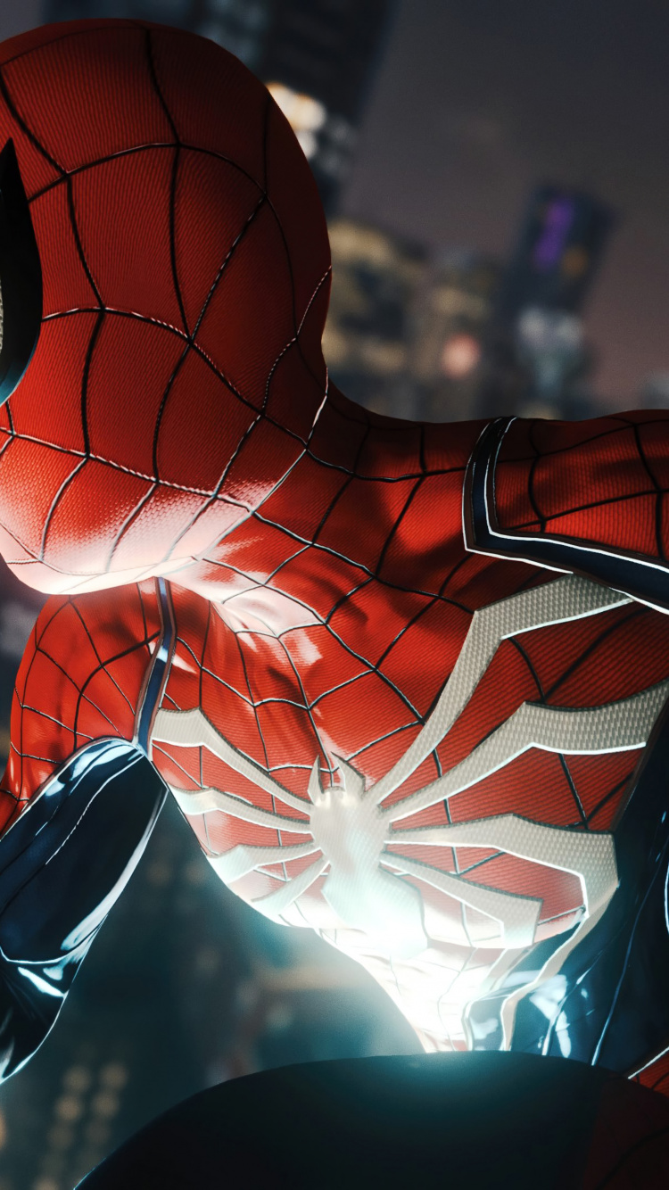 Spiderman Ps4 Wallapepr, Spider-man, Vengadores Maravillas, Caricatura, Arte. Wallpaper in 750x1334 Resolution