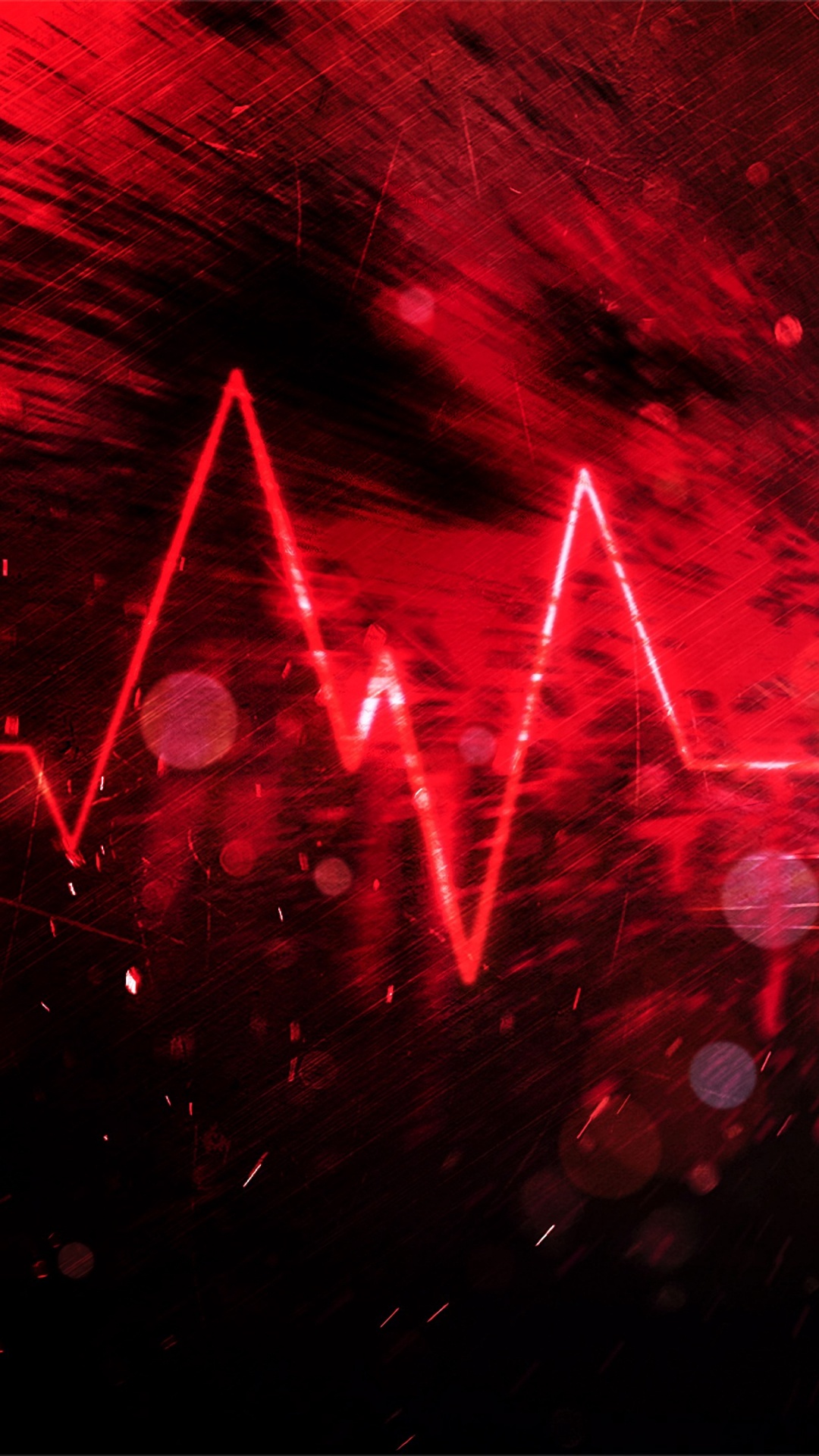 Red Fireworks Display During Nighttime. Wallpaper in 1080x1920 Resolution