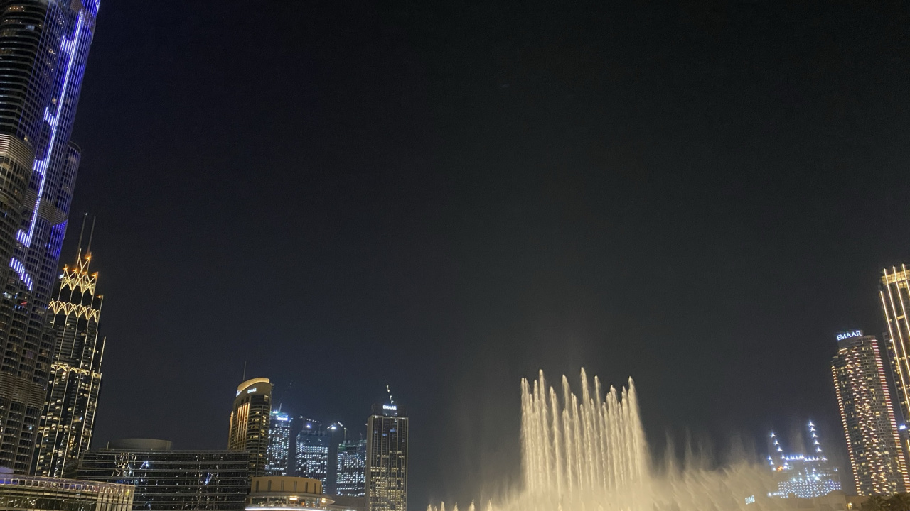 Nacht, Stadtgebiet, Metropole, Tower, Architektur. Wallpaper in 1280x720 Resolution