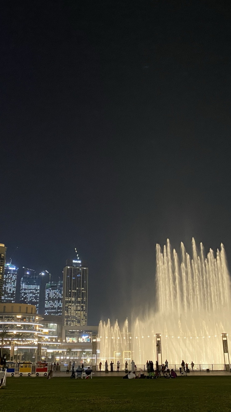 Nacht, Stadtgebiet, Metropole, Tower, Architektur. Wallpaper in 750x1334 Resolution