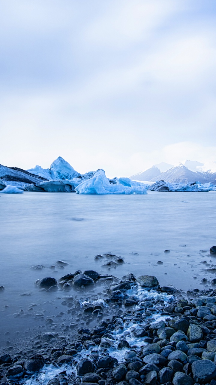 Eau, Soundcloud, Neige, Blue, Paysage Naturel. Wallpaper in 720x1280 Resolution