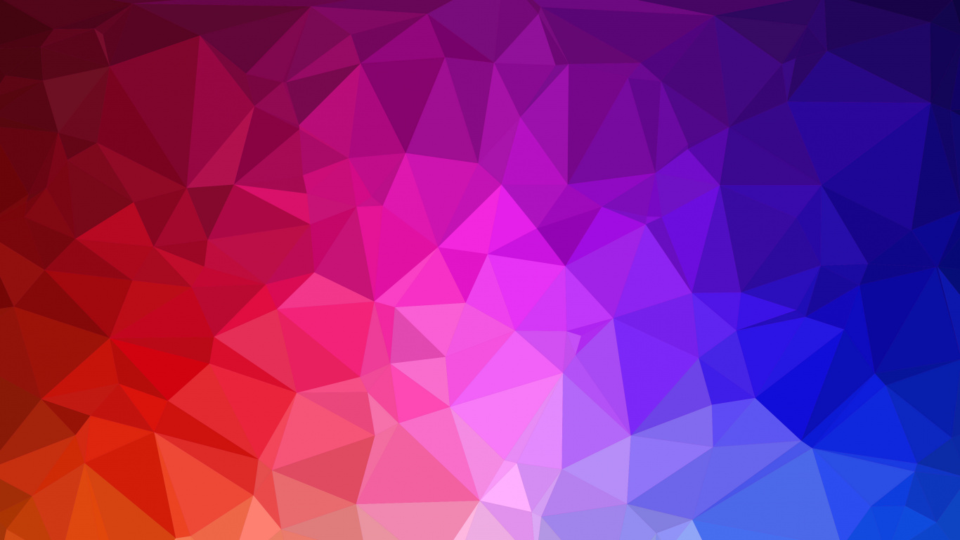 三角形, 紫色的, 品红色, 粉红色, 对称 壁纸 1366x768 允许
