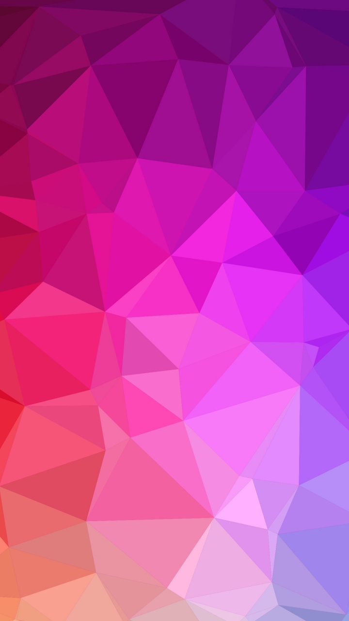 三角形, 紫色的, 品红色, 粉红色, 对称 壁纸 720x1280 允许