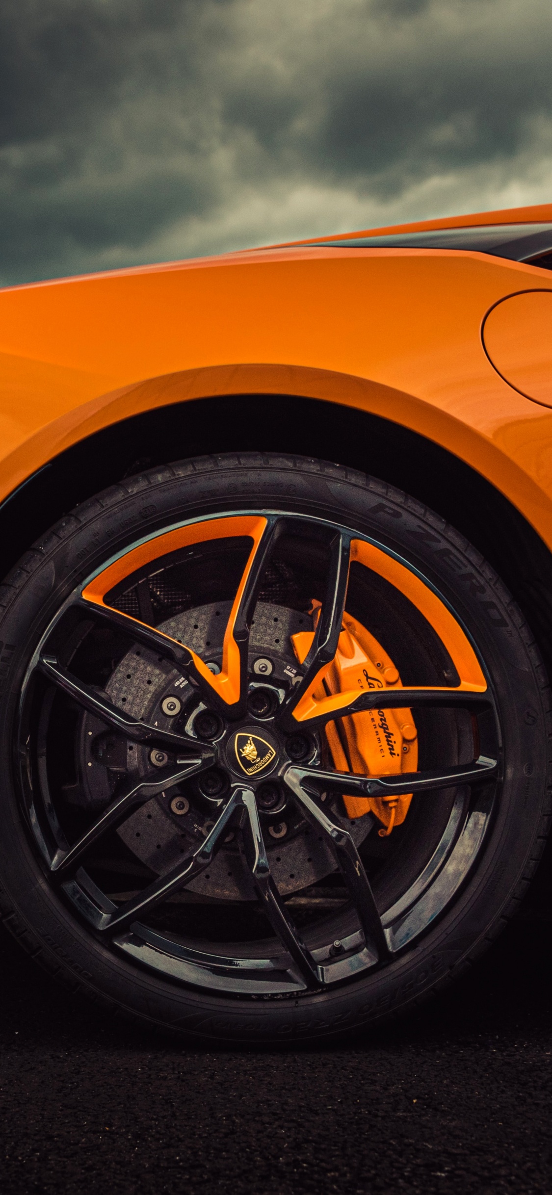 Cars, Sports Car, Tire, Wheel, Rim. Wallpaper in 1125x2436 Resolution