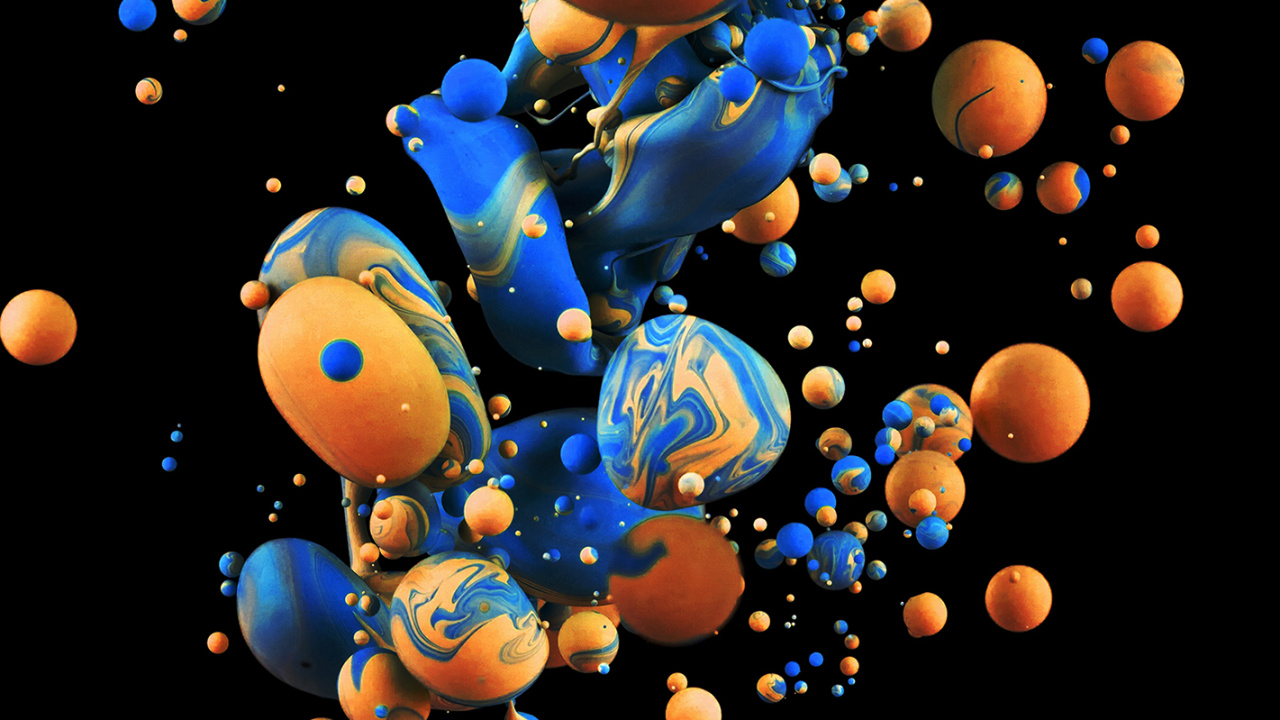 Liquid, Lighting, Art, Electric Blue, Water. Wallpaper in 1280x720 Resolution