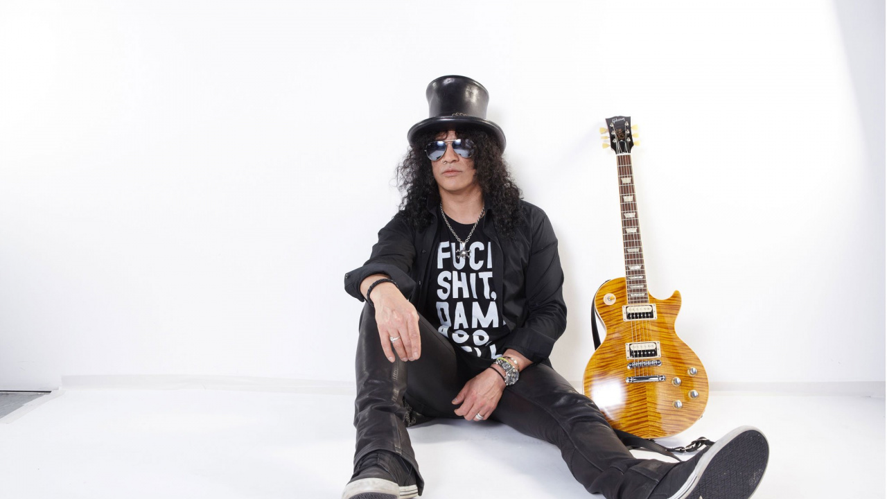 Slash, Guitarra, Guns N Roses, el Guitarrista, Instrumento de Cuerda. Wallpaper in 1280x720 Resolution