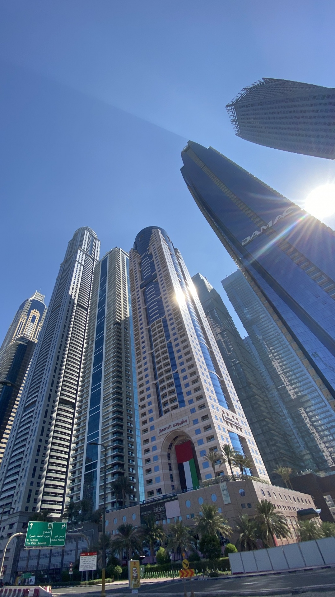 Dubai, Tower Block, Daytime, Architecture, Metropolis. Wallpaper in 1080x1920 Resolution