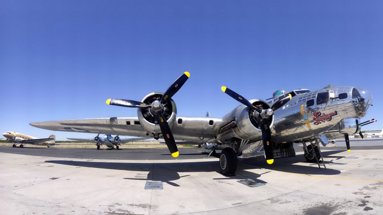 波音公司b-17飞行堡垒, 第二次世界大战, 军用飞机, 航班, 航空 壁纸 1280x720 允许