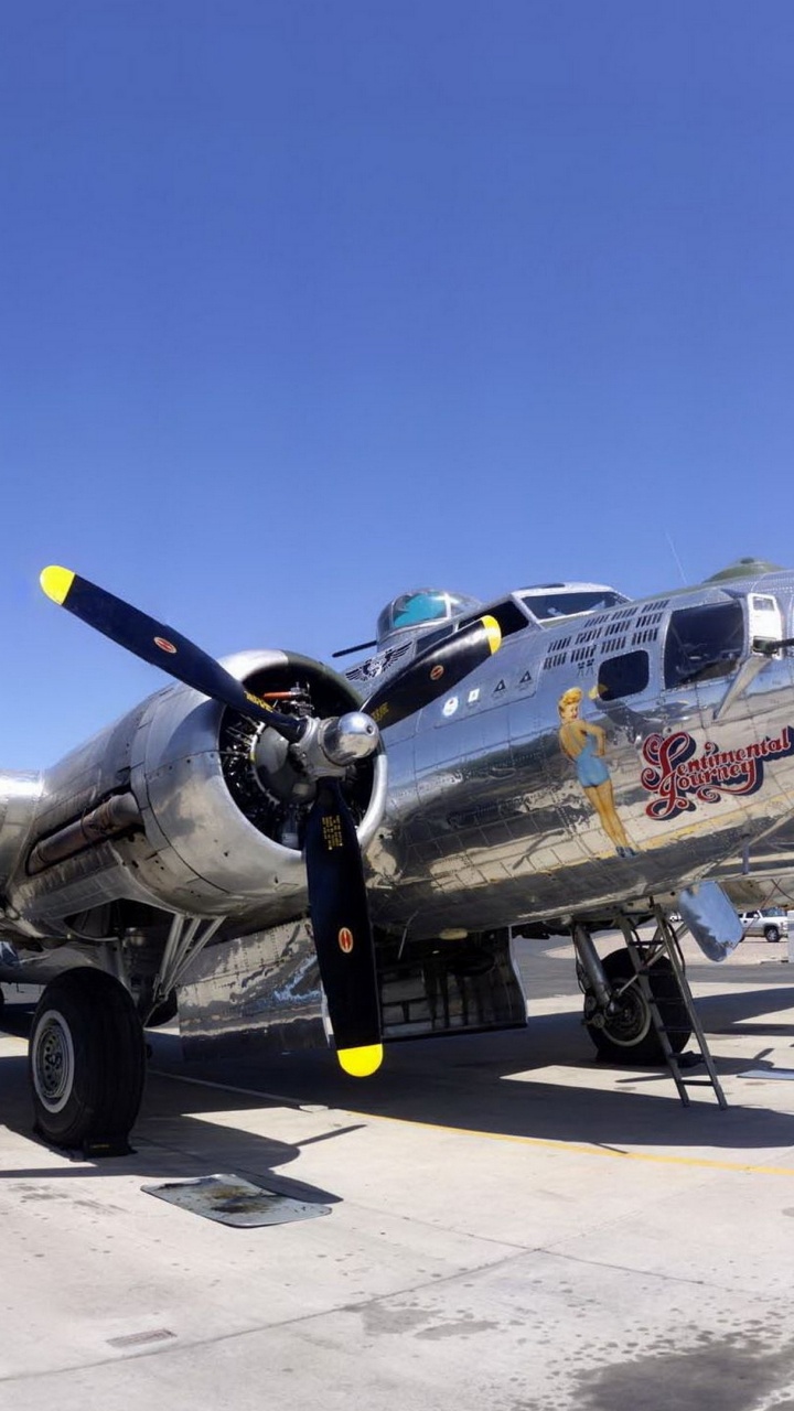 波音公司b-17飞行堡垒, 第二次世界大战, 军用飞机, 航班, 航空 壁纸 720x1280 允许