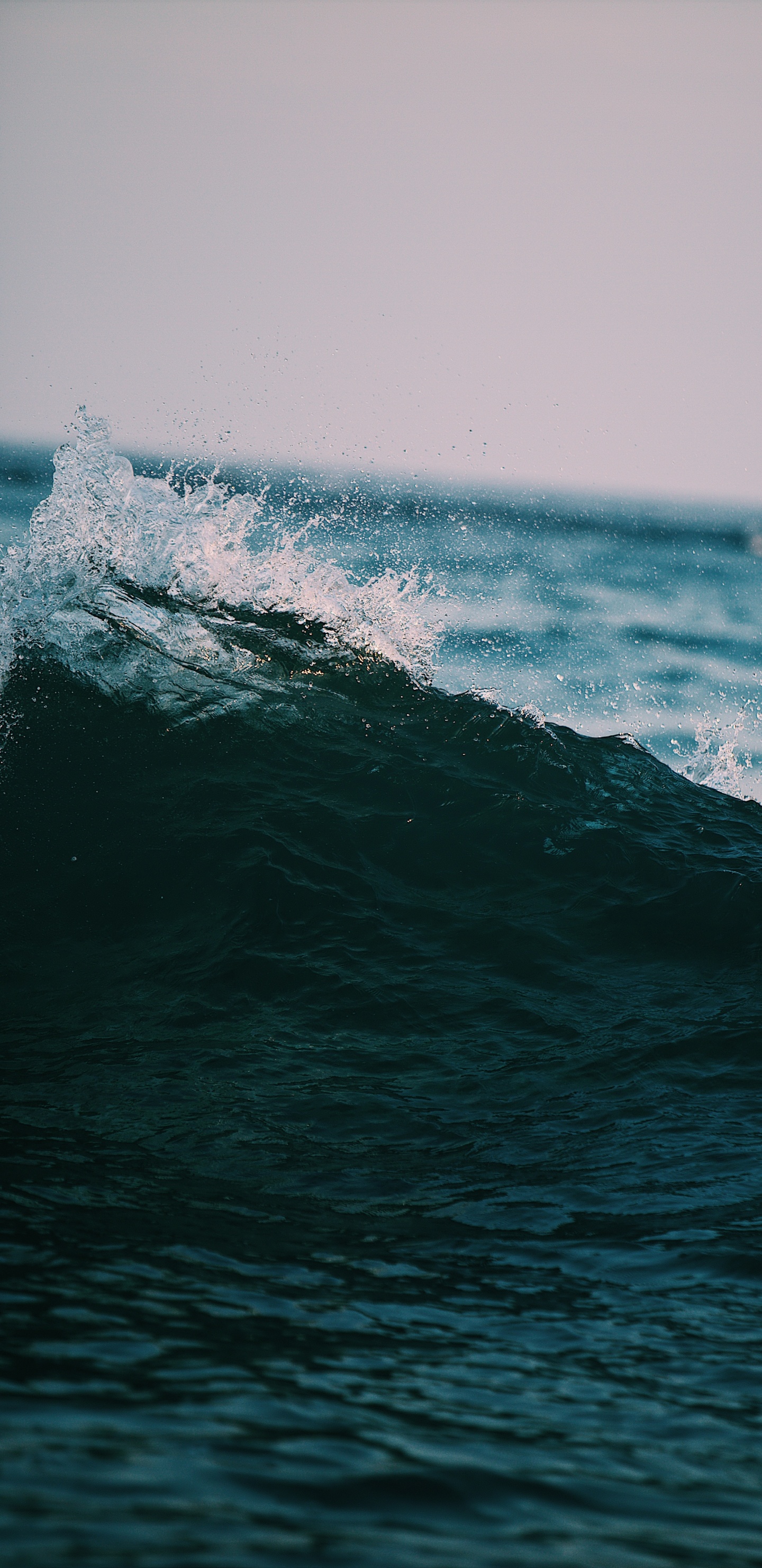 Mer, le Vent Vague, Eau, Blue, Turquoise. Wallpaper in 1440x2960 Resolution