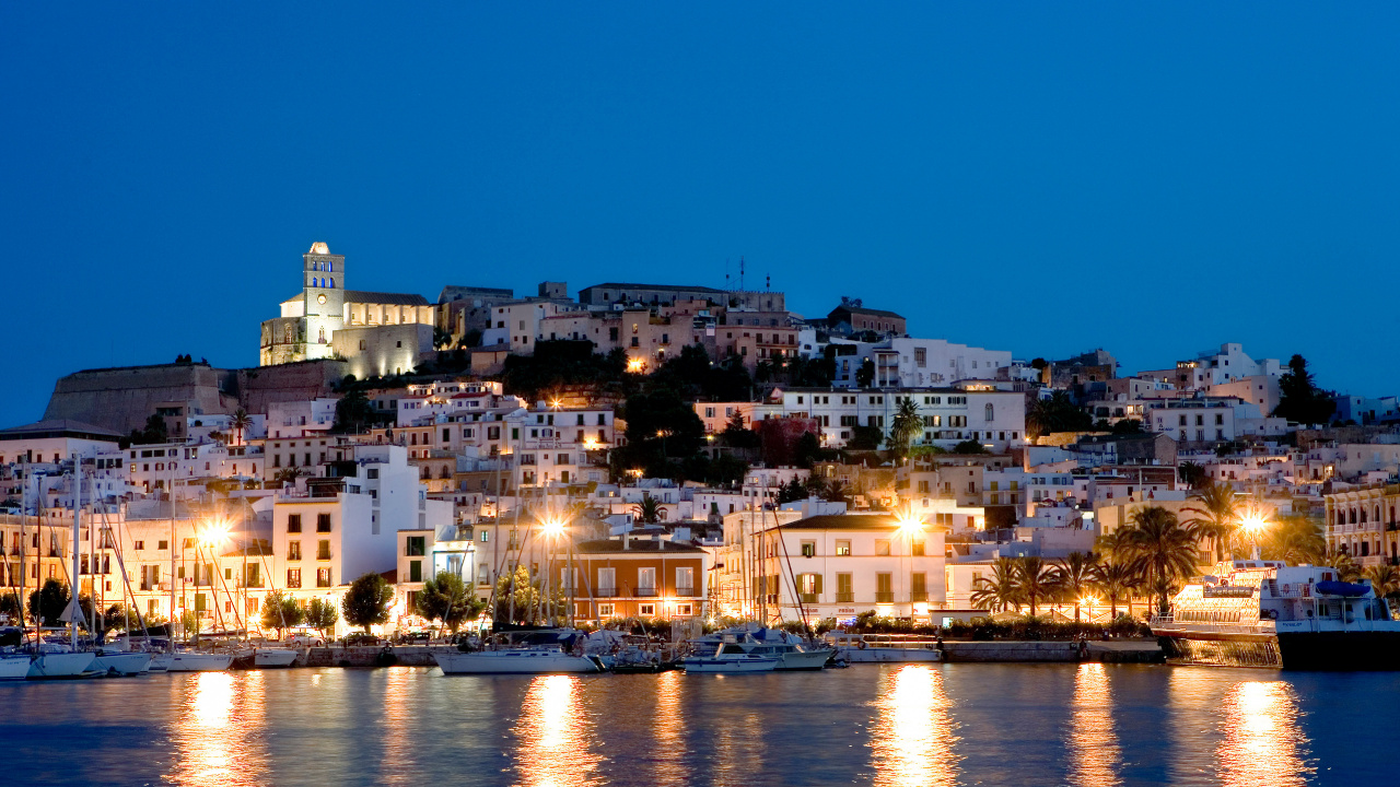 Ibiza Town, Dalt Vila, Villa, Formentera, Wanted. Wallpaper in 1280x720 Resolution