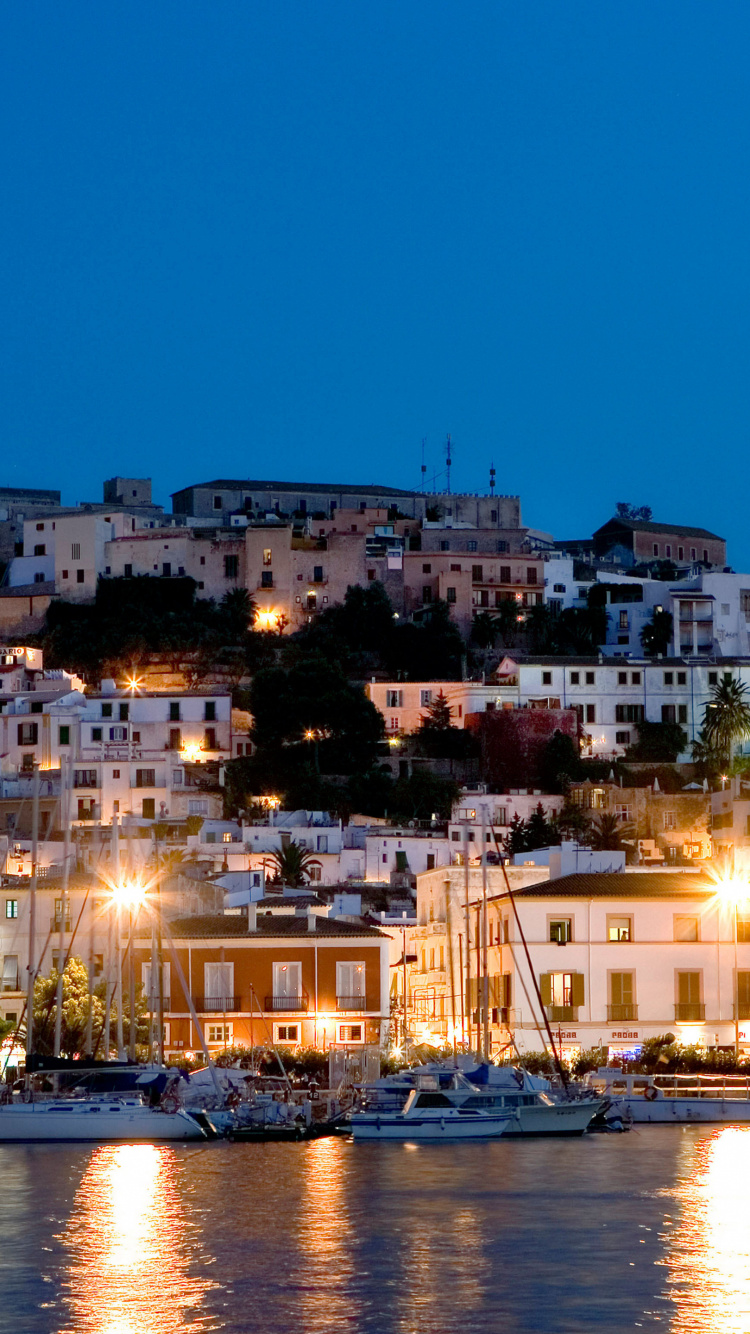 Ibiza Town, Dalt Vila, Villa, Formentera, Wanted. Wallpaper in 750x1334 Resolution