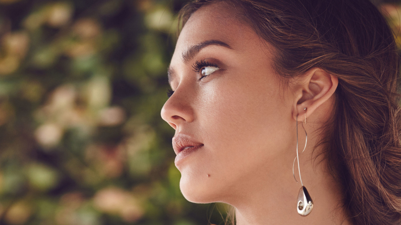 杰西卡·奥尔芭（Jessica Alba）, 额头, 鼻子, 脸颊, 皮肤 壁纸 1280x720 允许