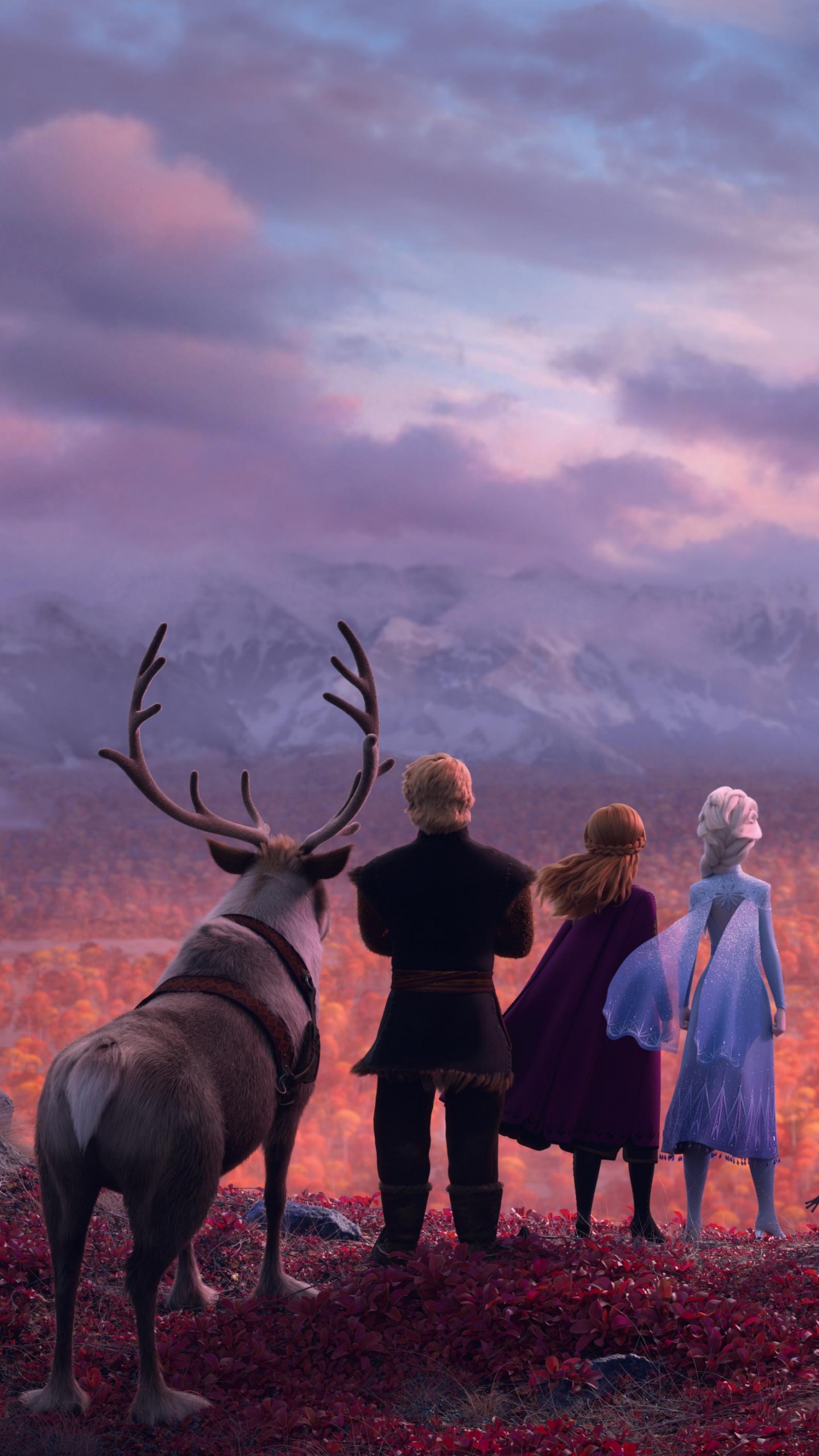 Leute, Die Tagsüber Auf Der Grünen Wiese Stehen. Wallpaper in 1440x2560 Resolution