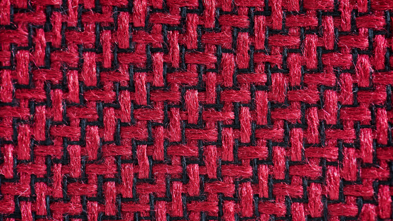 Textil de Punto Rojo y Negro. Wallpaper in 1280x720 Resolution