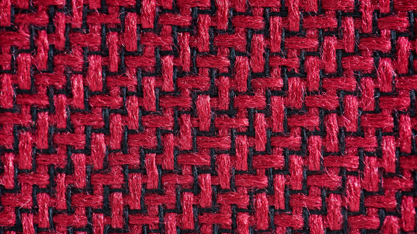 Textil de Punto Rojo y Negro. Wallpaper in 1366x768 Resolution