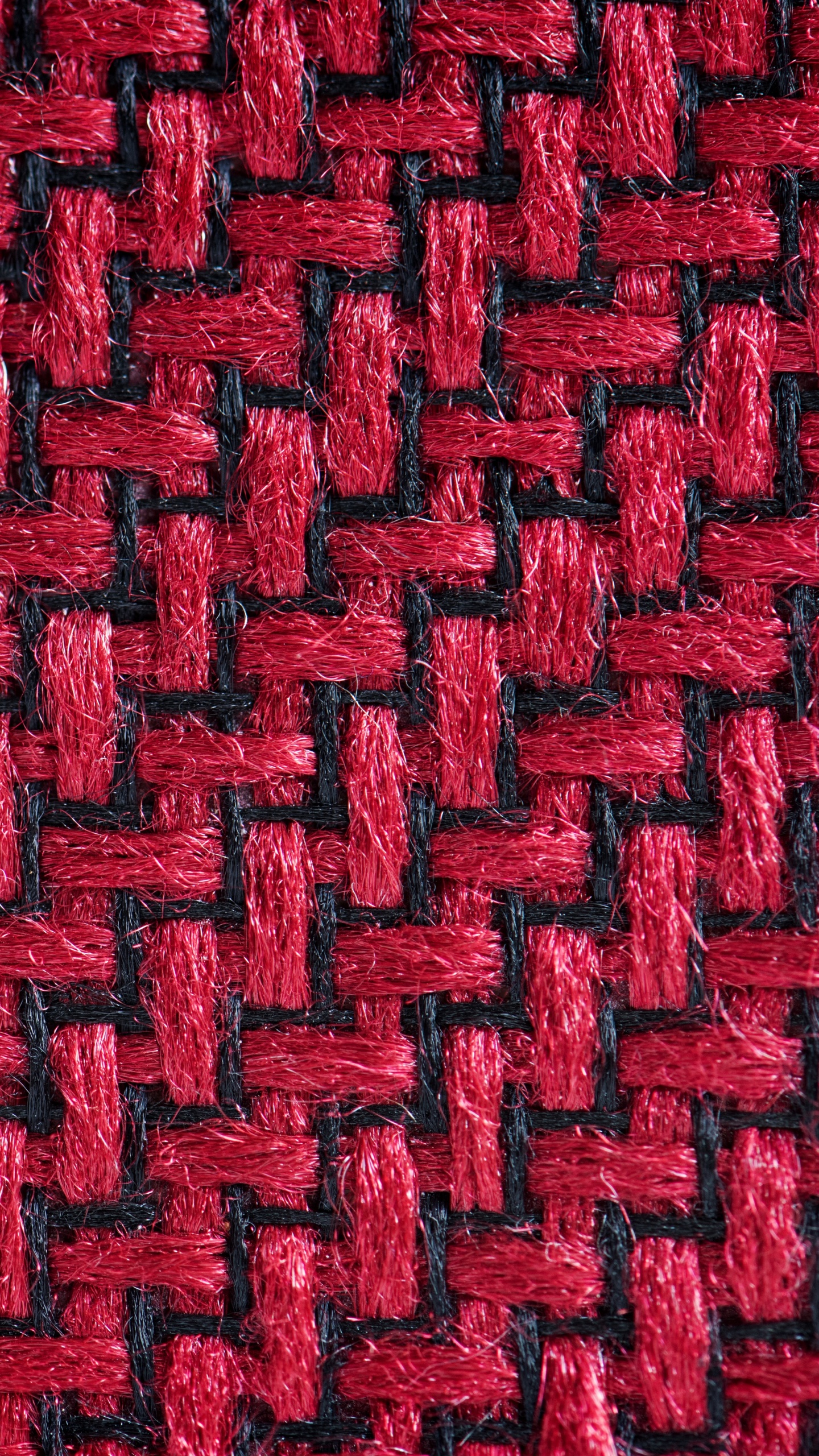 Textil de Punto Rojo y Negro. Wallpaper in 1440x2560 Resolution