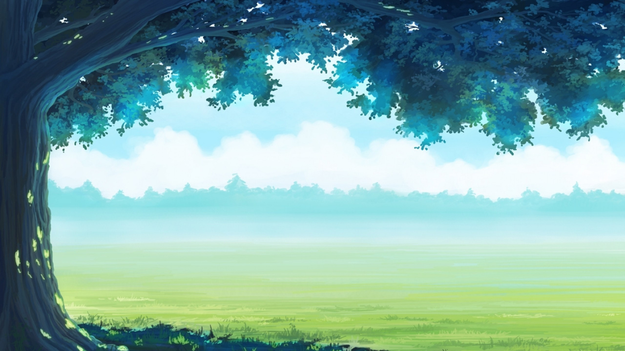 Green Grass Field Under Blue Sky During Daytime. Wallpaper in 1280x720 Resolution