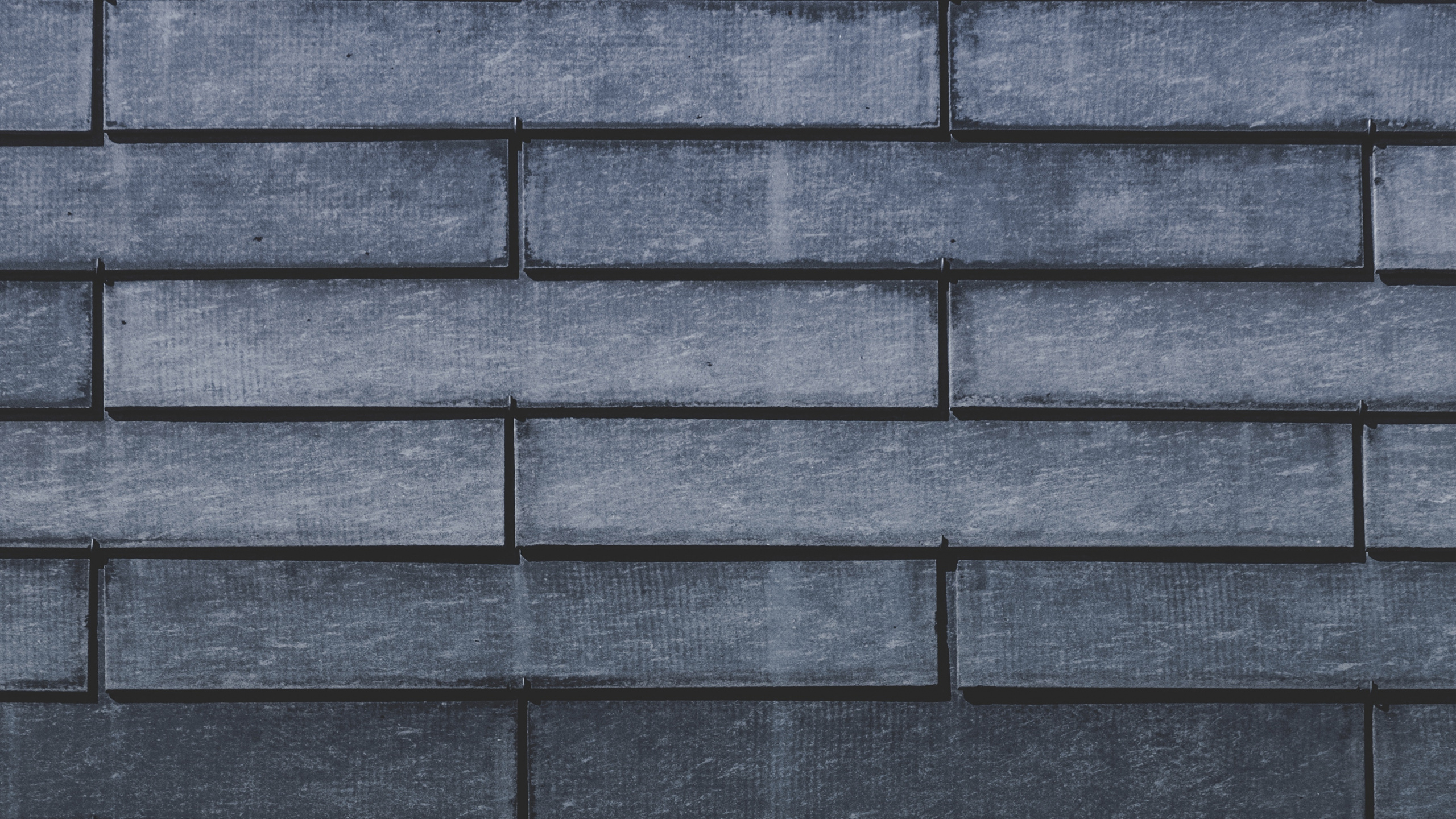 Mur de Briques Noires et Grises. Wallpaper in 2560x1440 Resolution