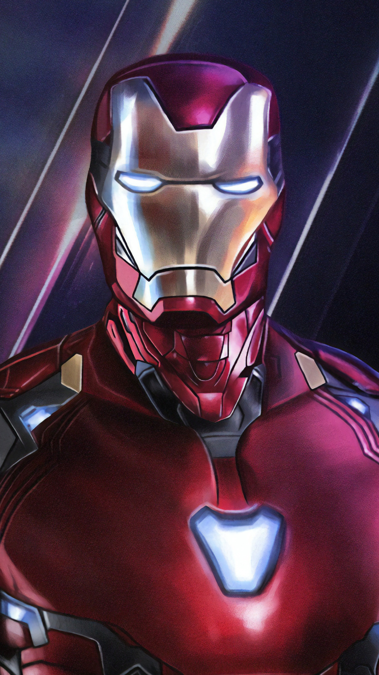 Illustration de L'homme Araignée Rouge et Noir. Wallpaper in 750x1334 Resolution