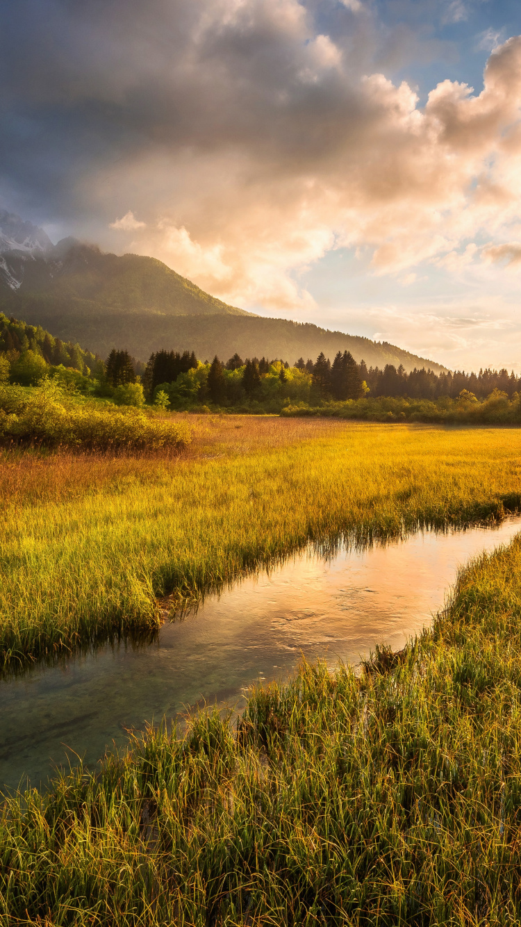 Julijske Alpe, Alps, Cloud, Plant, Ecoregion. Wallpaper in 750x1334 Resolution