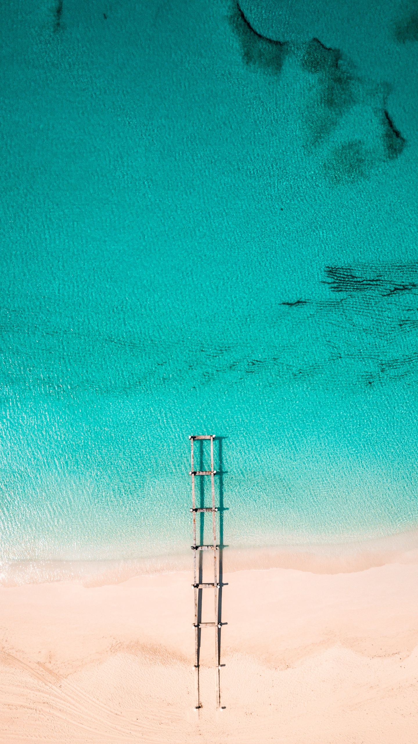 绿色的, 水上, Azure, 天空, 房间 壁纸 1440x2560 允许