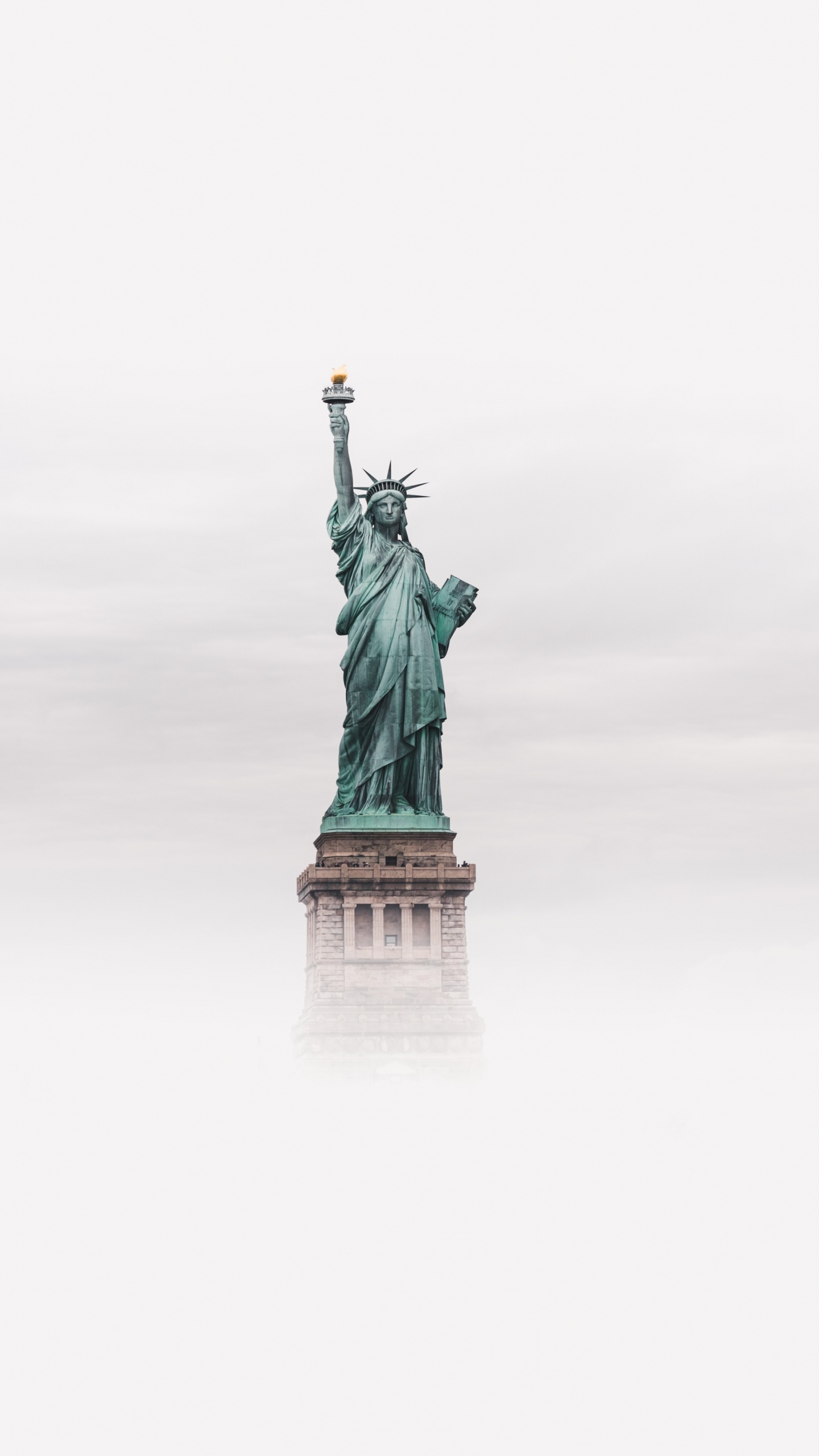 Freiheitsstatue, USA, New York, Freiheitsstatue Nationaldenkmal, Der Neue Koloss. Wallpaper in 1440x2560 Resolution