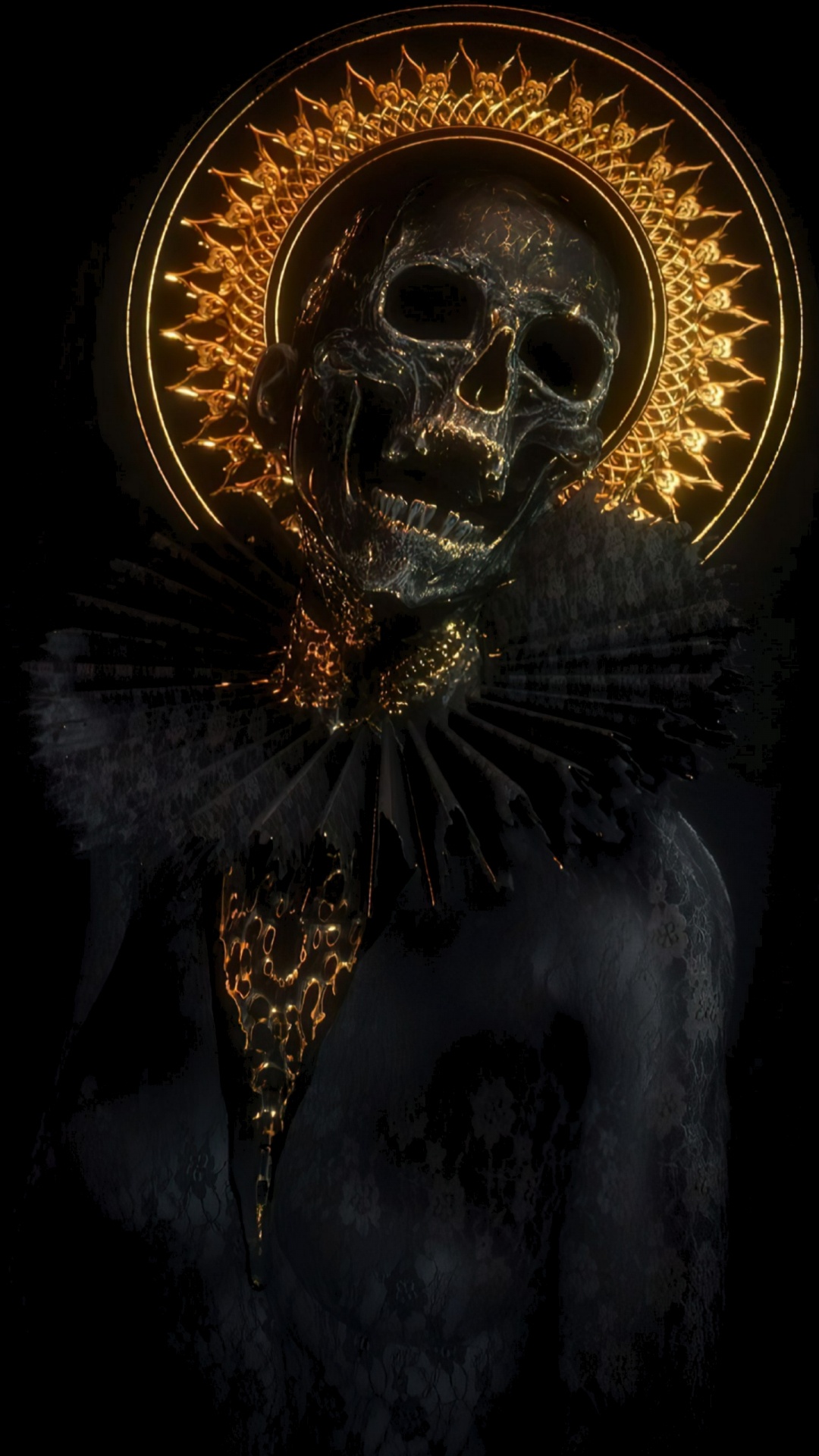 Darkness, Art, 3d Illustrator, Artifact, Metal. Wallpaper in 1080x1920 Resolution