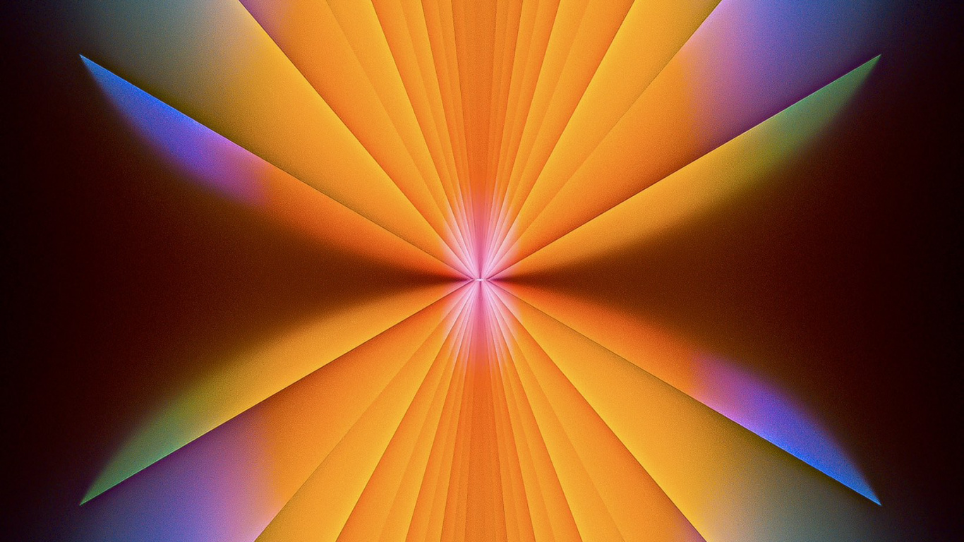 Fractal Art, Art, Light, Colored, Animation. Wallpaper in 1366x768 Resolution