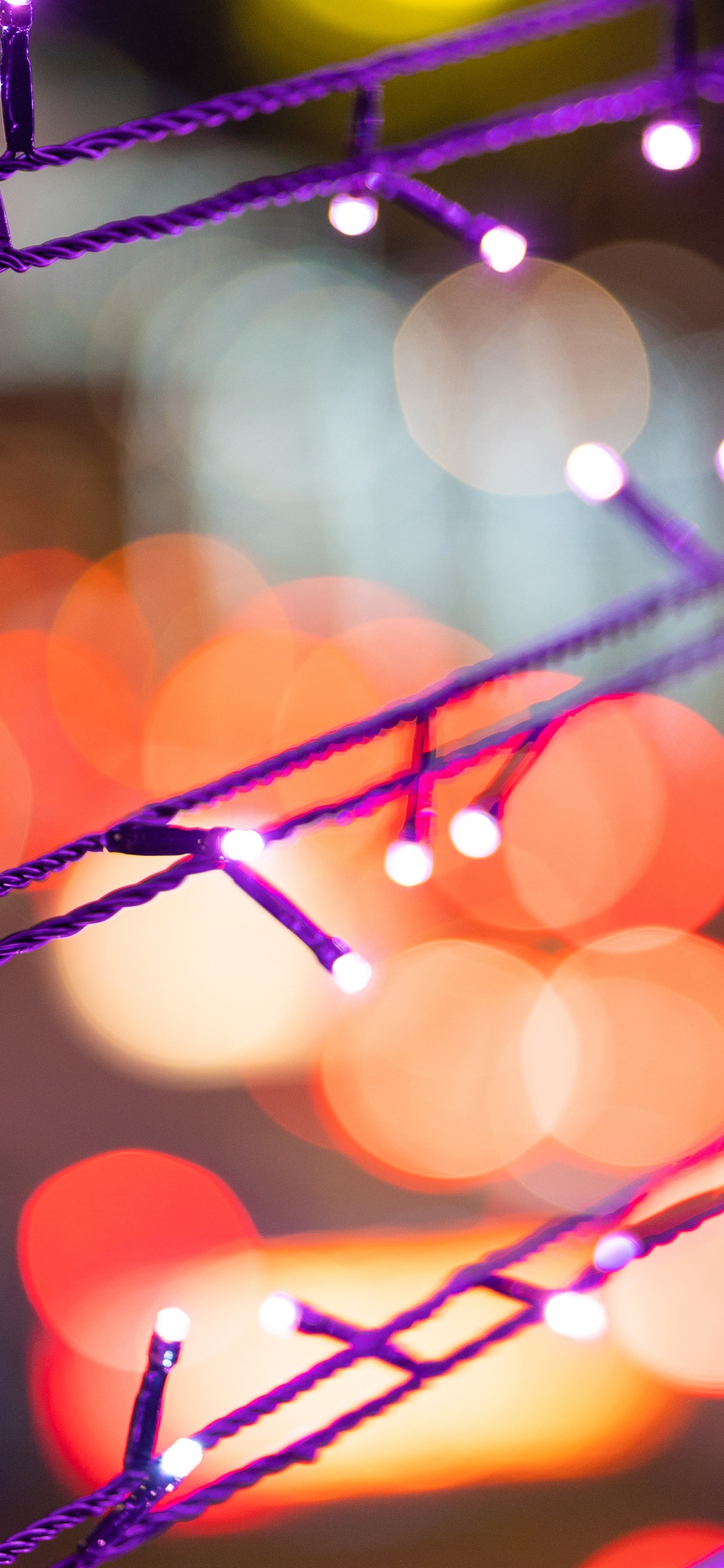 Light, Lighting, Led Lamp, Electric Light, Purple. Wallpaper in 1242x2688 Resolution