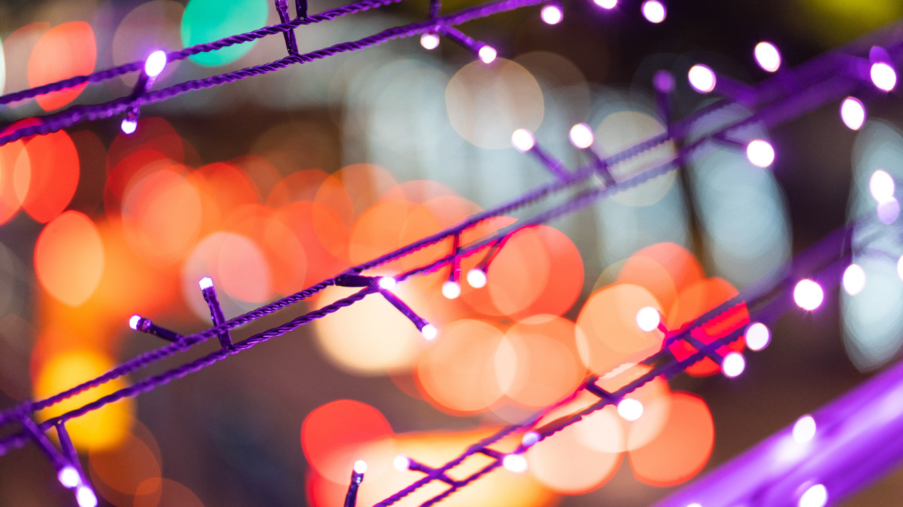 Light, Lighting, Led Lamp, Electric Light, Purple. Wallpaper in 1280x720 Resolution