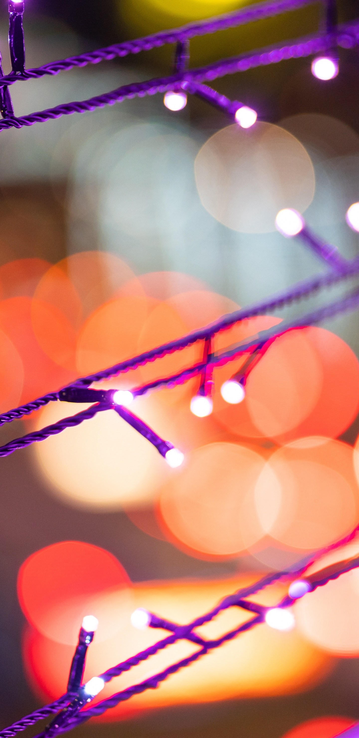 Light, Lighting, Led Lamp, Electric Light, Purple. Wallpaper in 1440x2960 Resolution