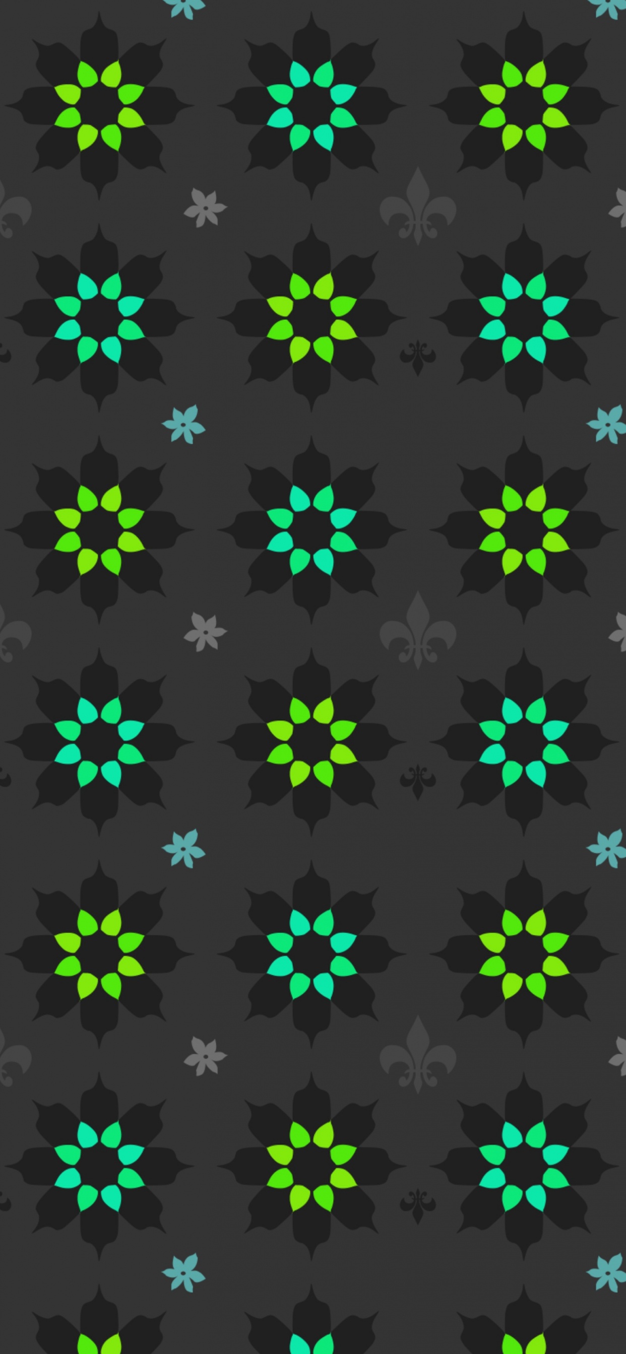 Black and White Star Print Textile. Wallpaper in 1242x2688 Resolution