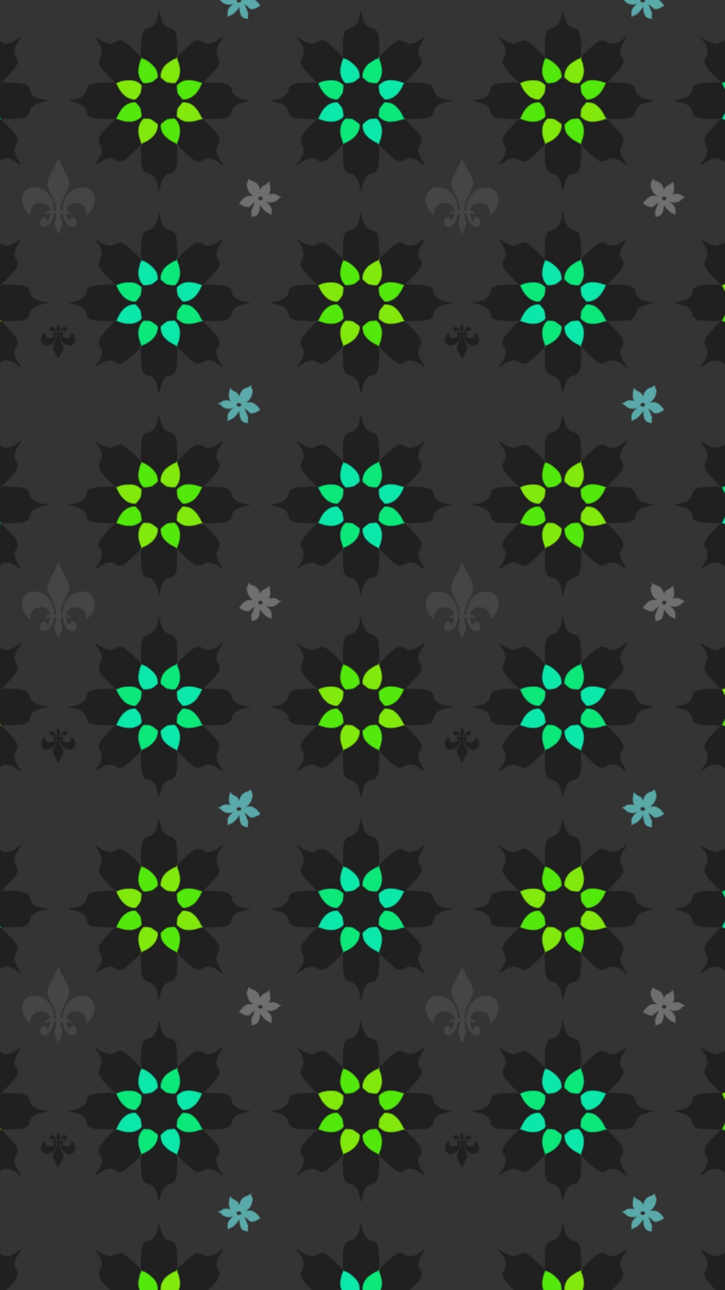 Black and White Star Print Textile. Wallpaper in 1440x2560 Resolution