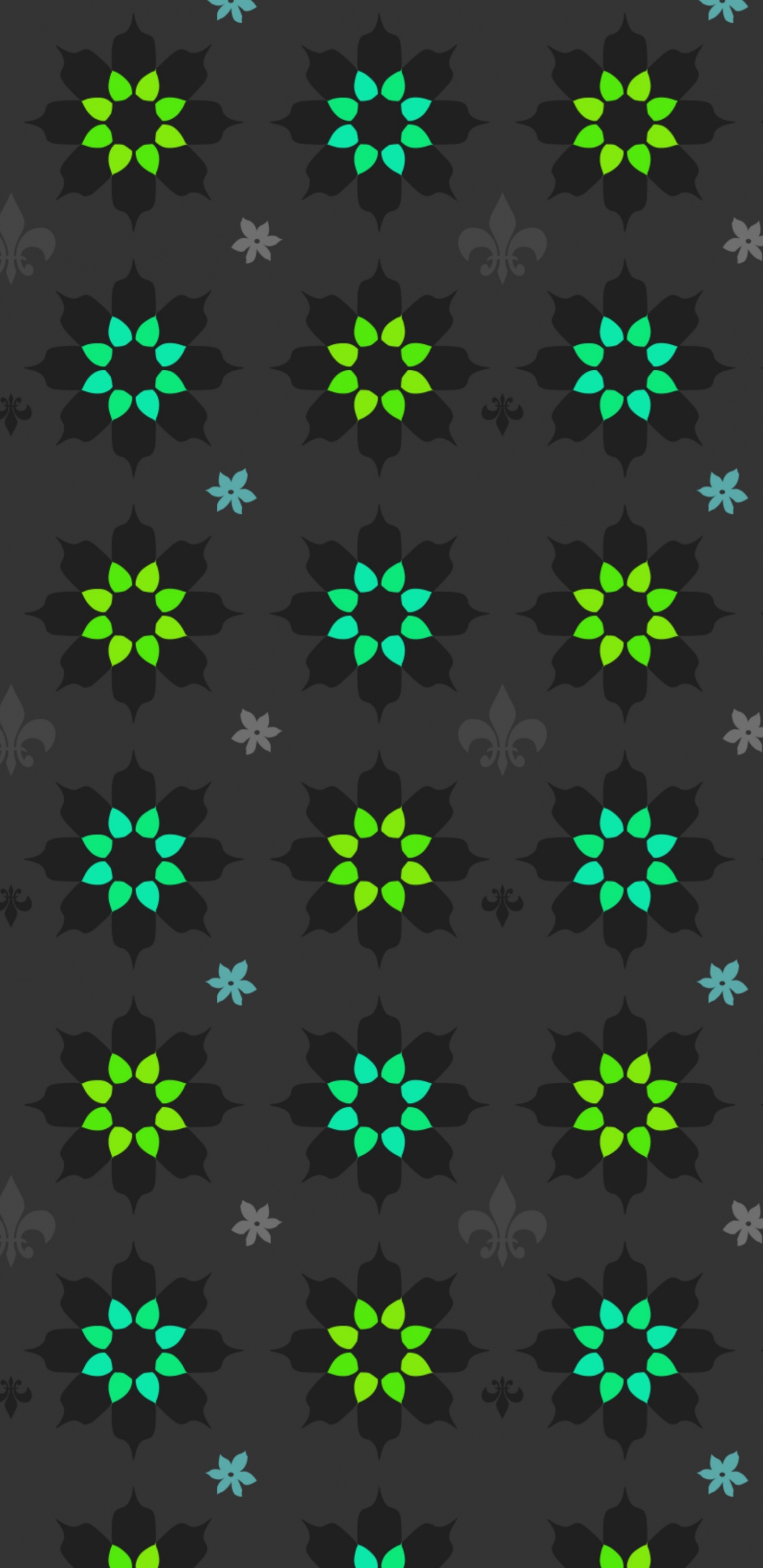 Black and White Star Print Textile. Wallpaper in 1440x2960 Resolution