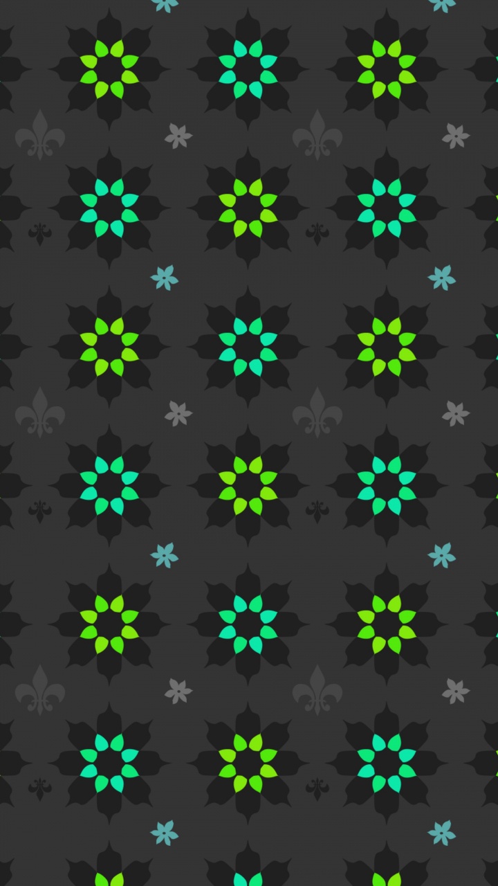 Black and White Star Print Textile. Wallpaper in 720x1280 Resolution