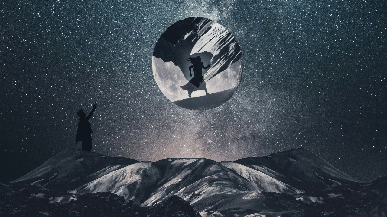 Atmosphäre, Mun Paniya, Natur, Schwarz, Schwarz Und Weiß. Wallpaper in 1280x720 Resolution