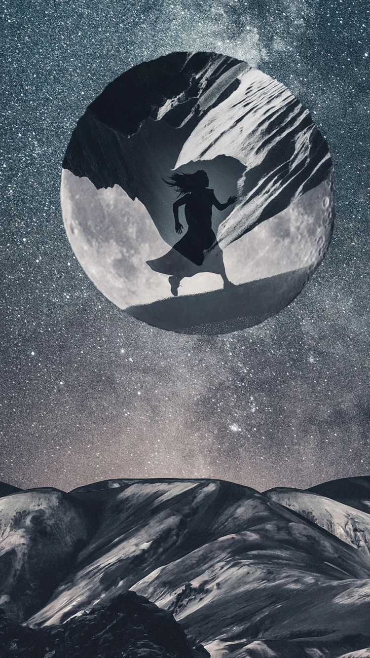 Atmosphäre, Mun Paniya, Natur, Schwarz, Schwarz Und Weiß. Wallpaper in 750x1334 Resolution