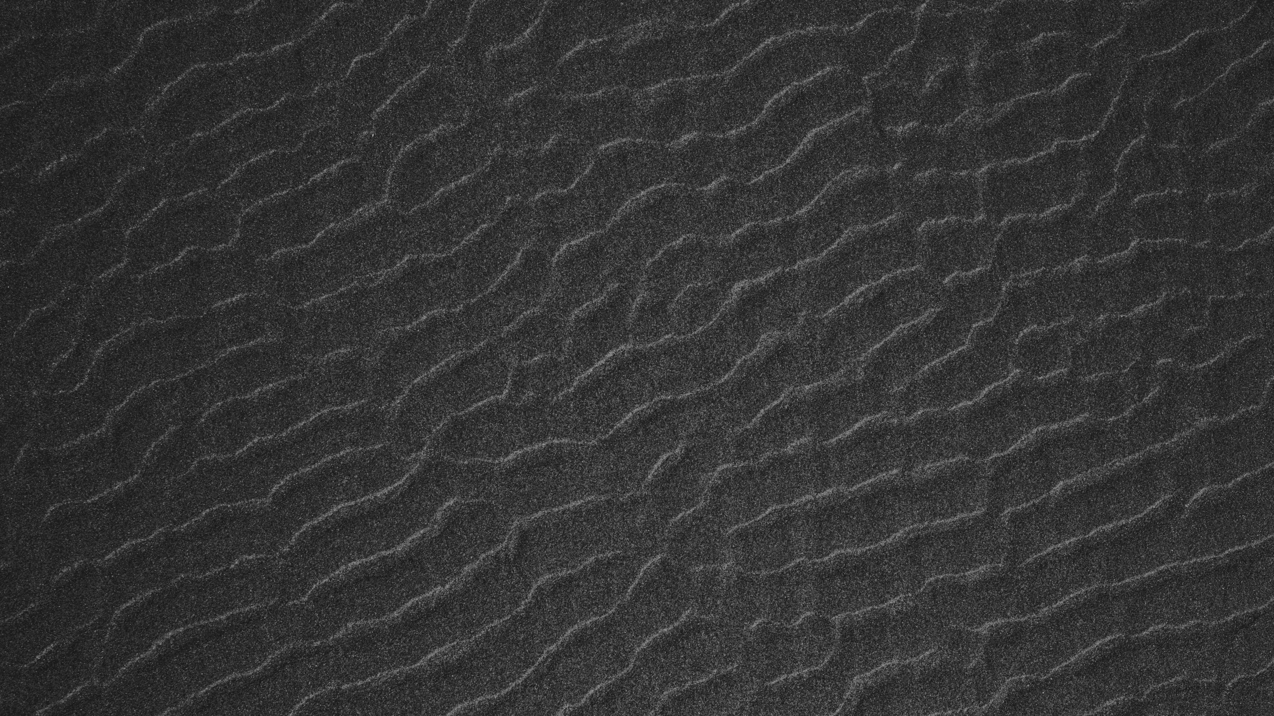 沙, 黑色的, 单色模式, 混凝土, 纹理 壁纸 2560x1440 允许