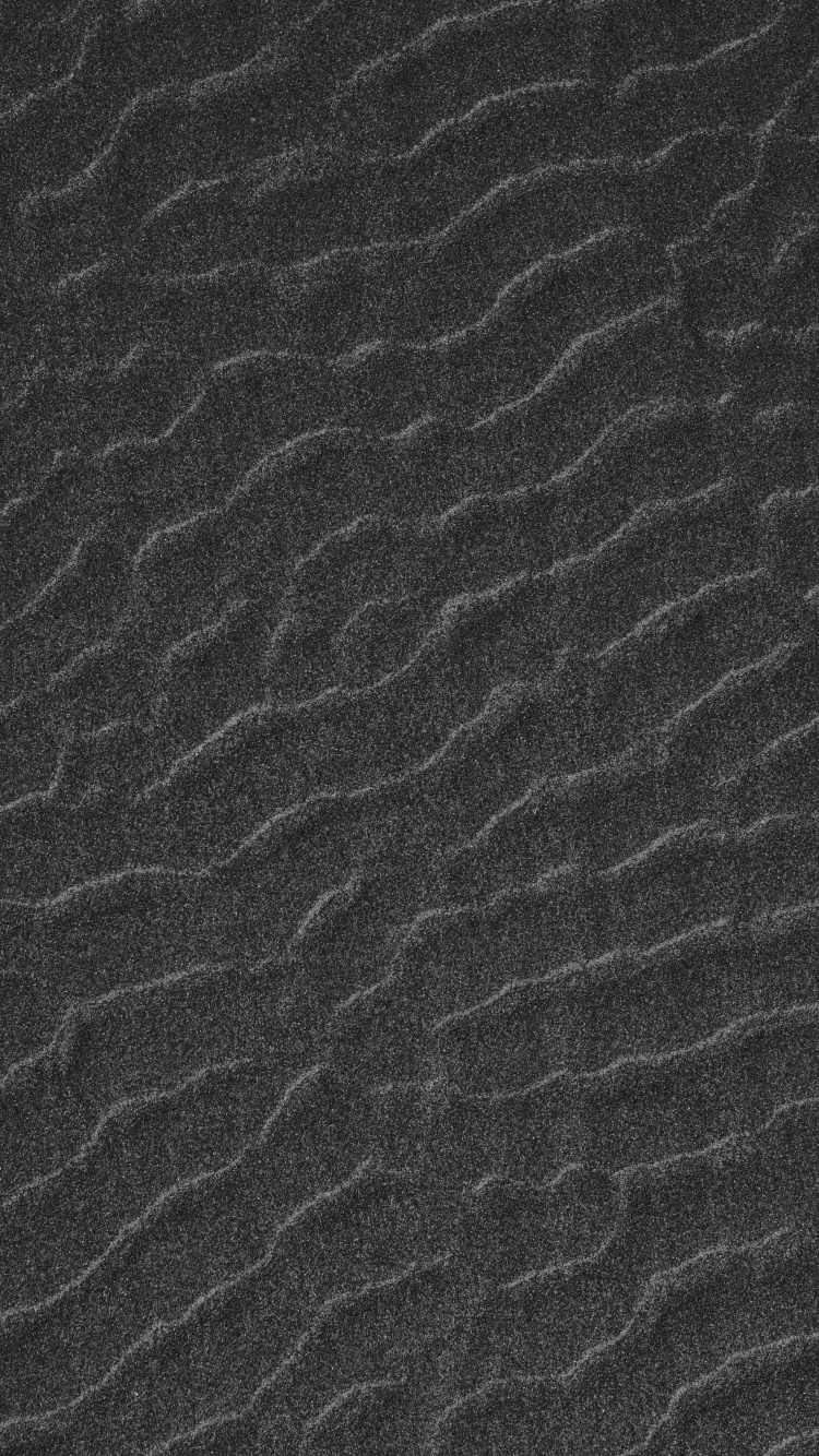 沙, 黑色的, 单色模式, 混凝土, 纹理 壁纸 750x1334 允许