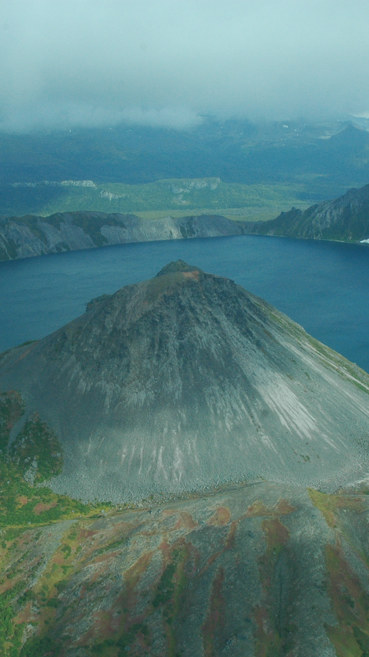 高地, 跌倒了, 火山湖, 冰川湖, 湖区 壁纸 750x1334 允许