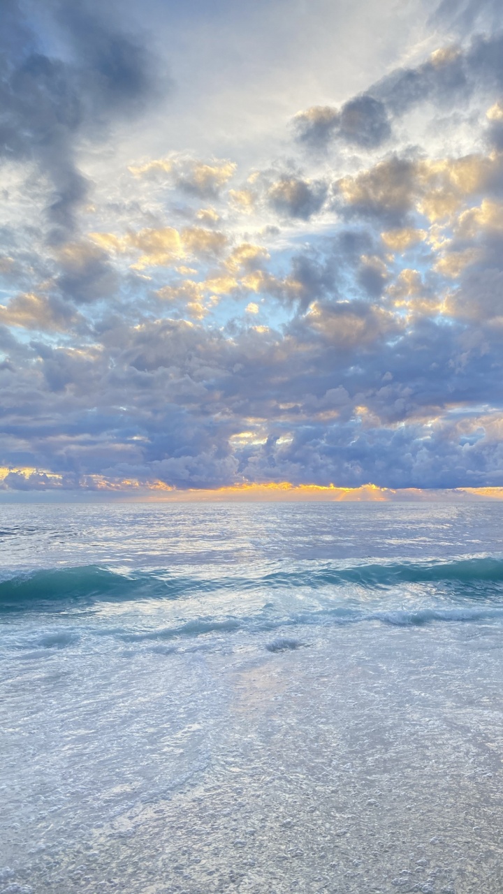 Mar, Agua, Líquido, Paisaje Natural, Afterglow. Wallpaper in 720x1280 Resolution